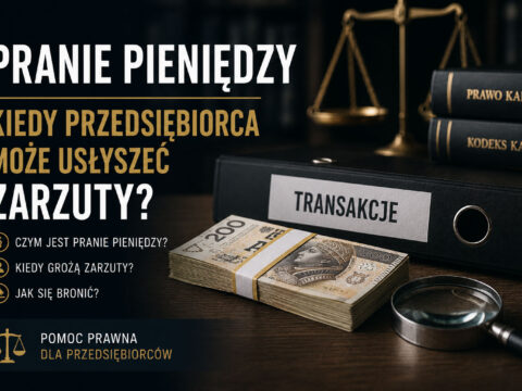 Pranie pieniędzy – kiedy przedsiębiorca może usłyszeć zarzuty?