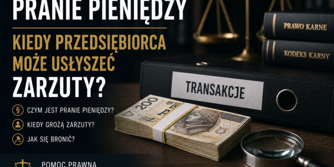Pranie pieniędzy – kiedy przedsiębiorca może usłyszeć zarzuty?