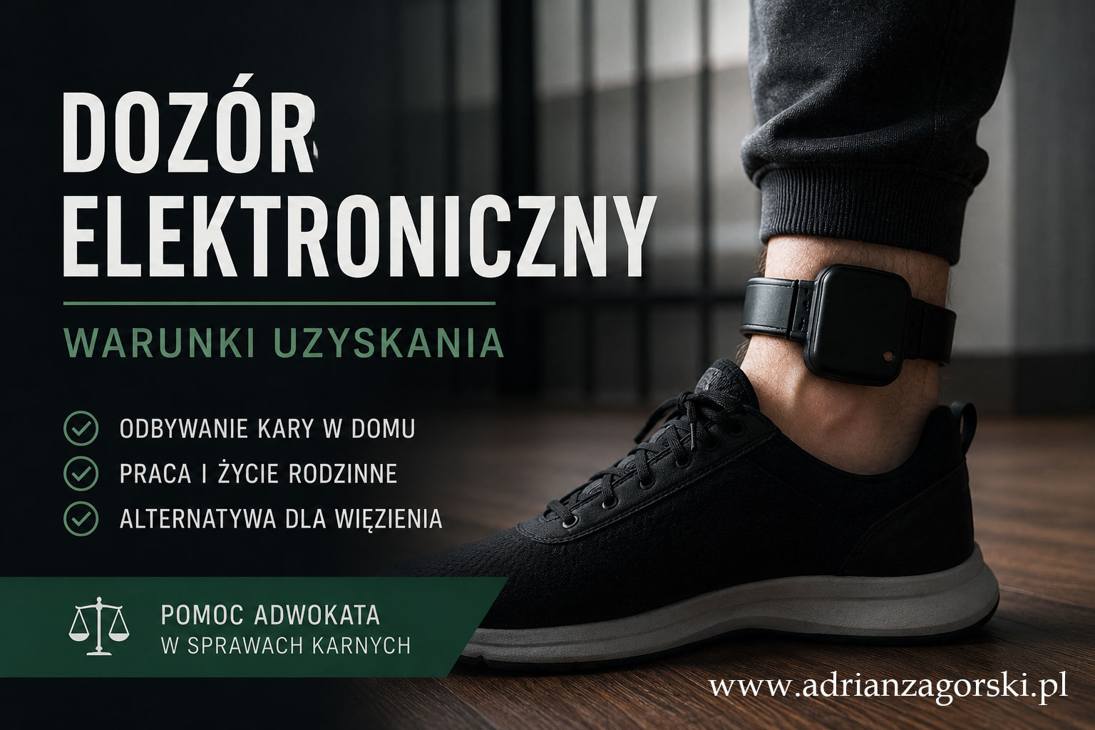 Dozór elektroniczny – warunki uzyskania. Kto może odbywać karę w domu?