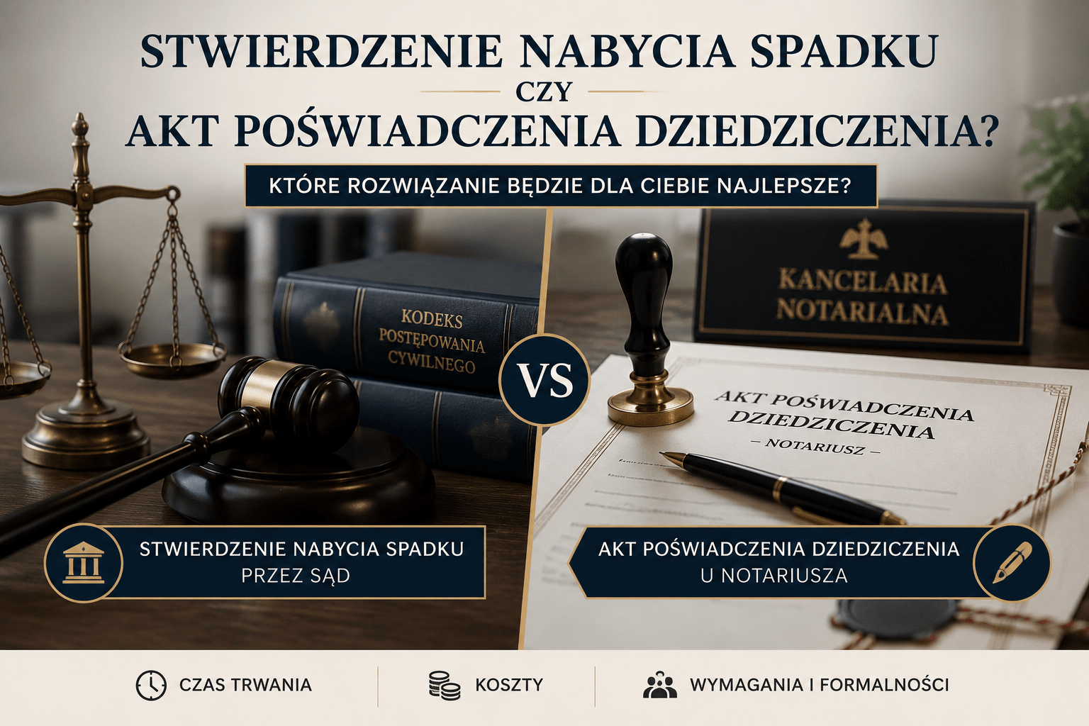 Stwierdzenie nabycia spadku czy akt poświadczenia dziedziczenia? Co wybrać?